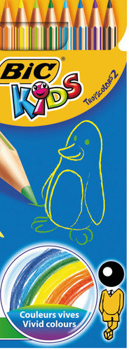 Bic TropiColor2 Boya Kalemi Uzun 12 Renk 832566