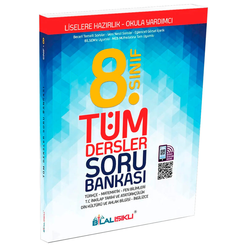 Bilal Işıklı Yayınları 8. Sınıf Tüm Dersler Soru Bankası