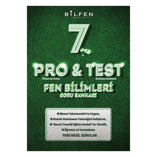 Bilfen Yayınları 7. Sınıf Fen Bilimleri Pro&Test Soru Bankası