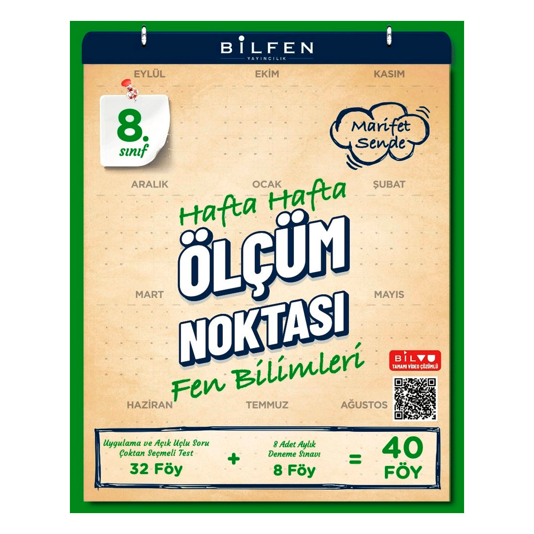 Bilfen Yayınları 8. Sınıf Fen Bilimleri Ölçüm Noktası Soru Bankası