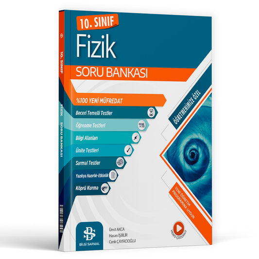Bilgi Sarmal Yayınları 10. Sınıf Lise 2 Fizik Soru Bankası Test Kitabı