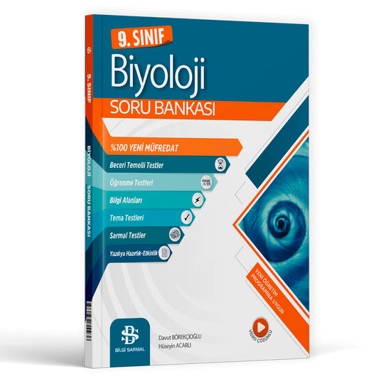 Bilgi Sarmal Yayınları 9. Sınıf Lise 1 Biyoloji Soru Bankası Test Kitabı