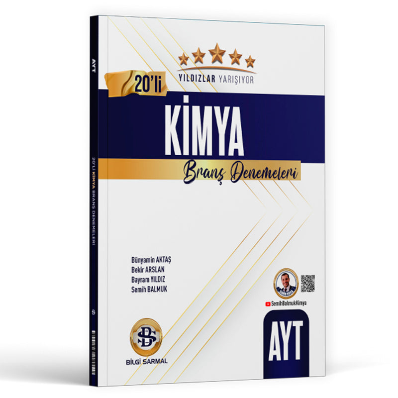 Bilgi Sarmal Yayınları AYT Kimya Yıldızlar Yarışıyor 20 li Branş Denemesi