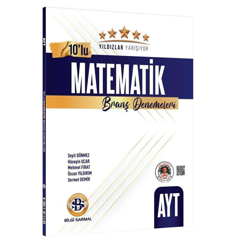 Bilgi Sarmal Yayınları AYT Matematik Yıldızlar Yarışıyor 10 lu Branş Denemesi