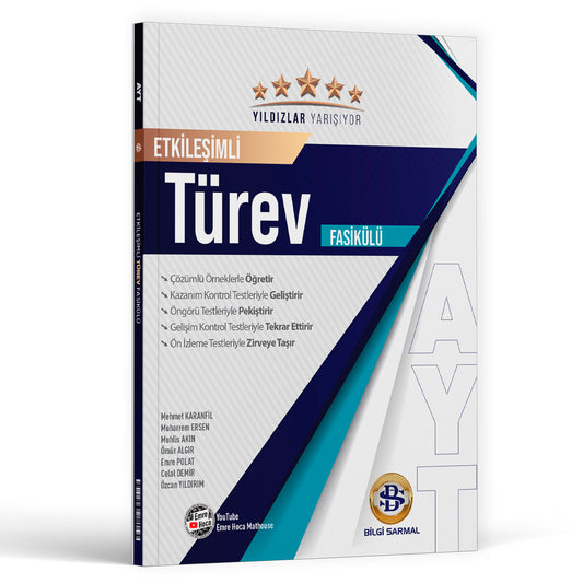 Bilgi Sarmal Yayınları AYT Türev Yıldızlar Yarışıyor Etkileşimli Fasikülü
