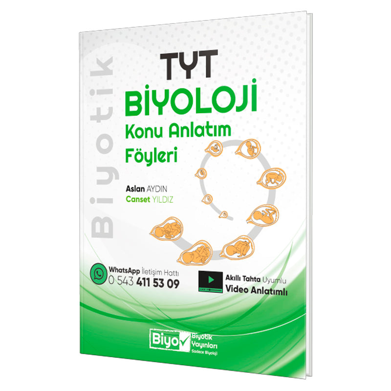 Biyotik Yayınları TYT Biyoloji Konu Anlatım Föyü