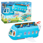 Bluey 3'Ü 1 Arada Dönüşen Ucak Oyun Seti ( 25 Ses Efektli Ve Özel Figürlü ) 17670