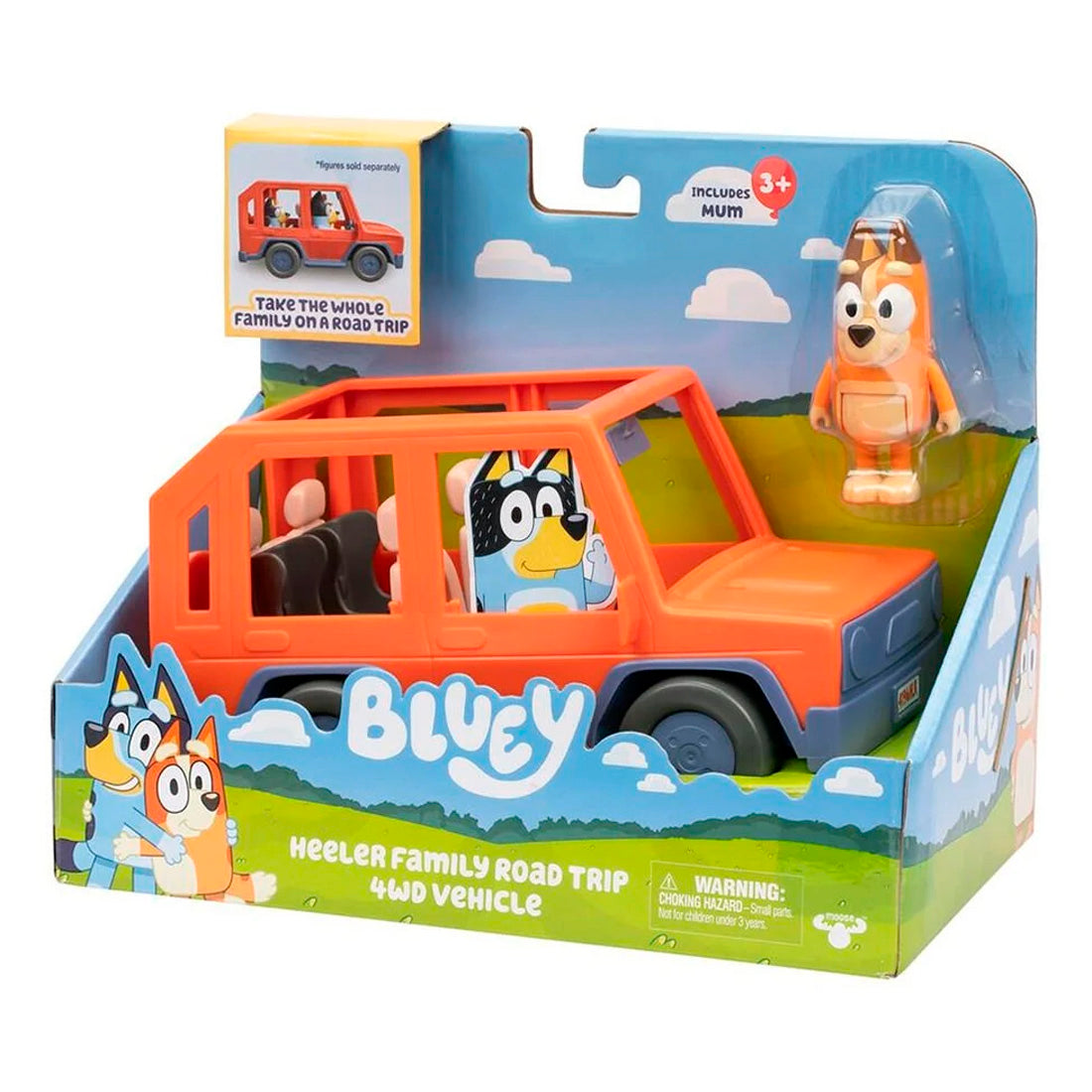 Bluey 4X4 Büyük Araç Ve Chilli Figür Set 17661
