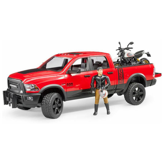 Bruder Ram 2500 Pickup Ducatı Motorsiklet Ve Sürücüsü BR02502