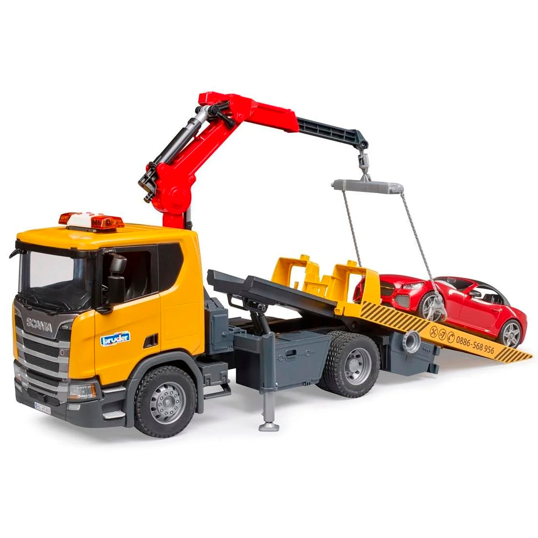 Bruder Scanıa 560R Çekici ve Roadster Araba BR03552