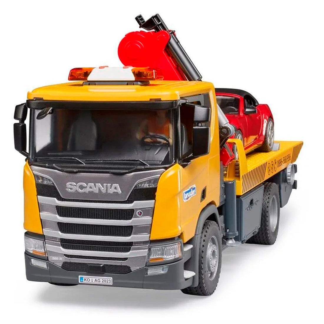 Bruder Scanıa 560R Çekici ve Roadster Araba BR03552