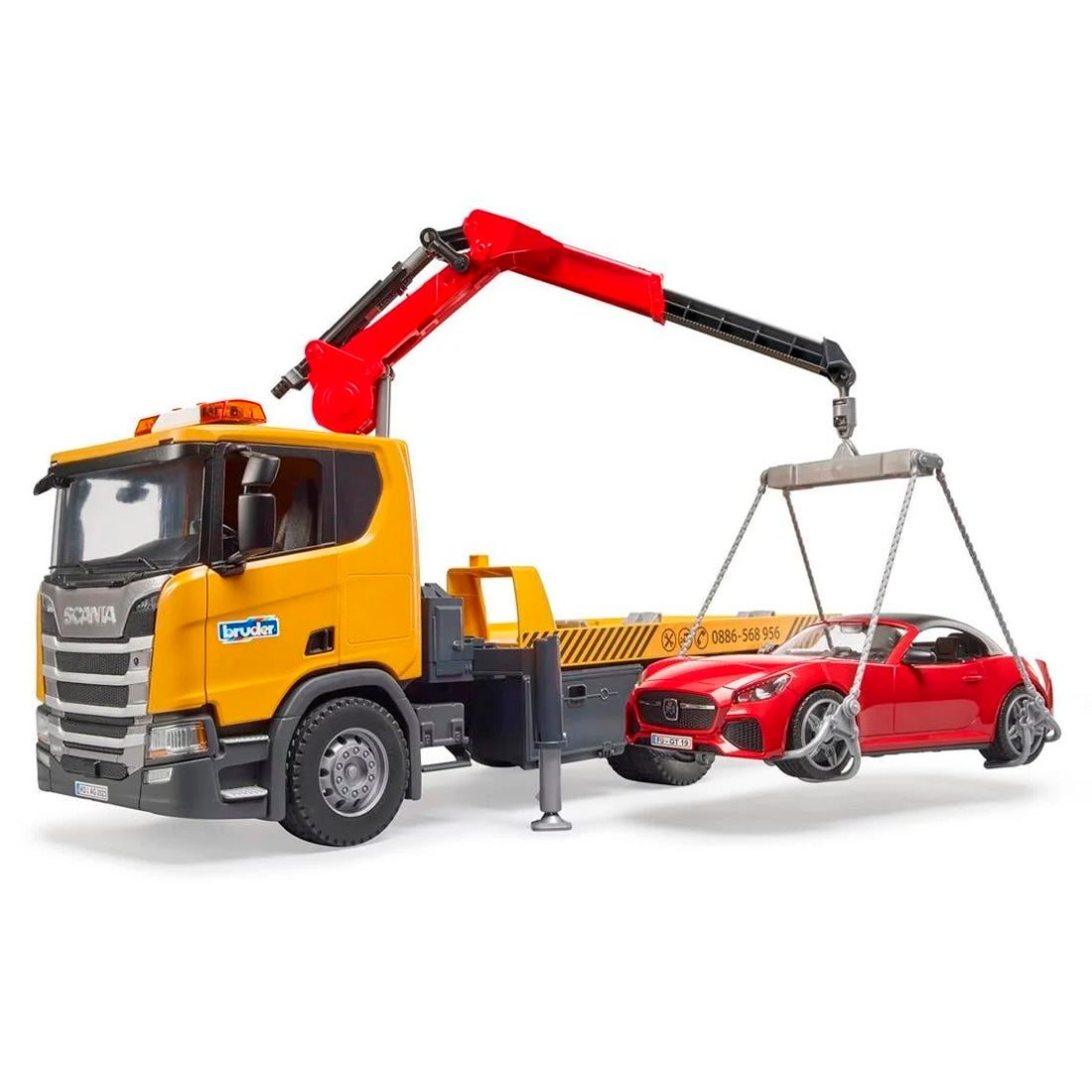 Bruder Scanıa 560R Çekici ve Roadster Araba BR03552