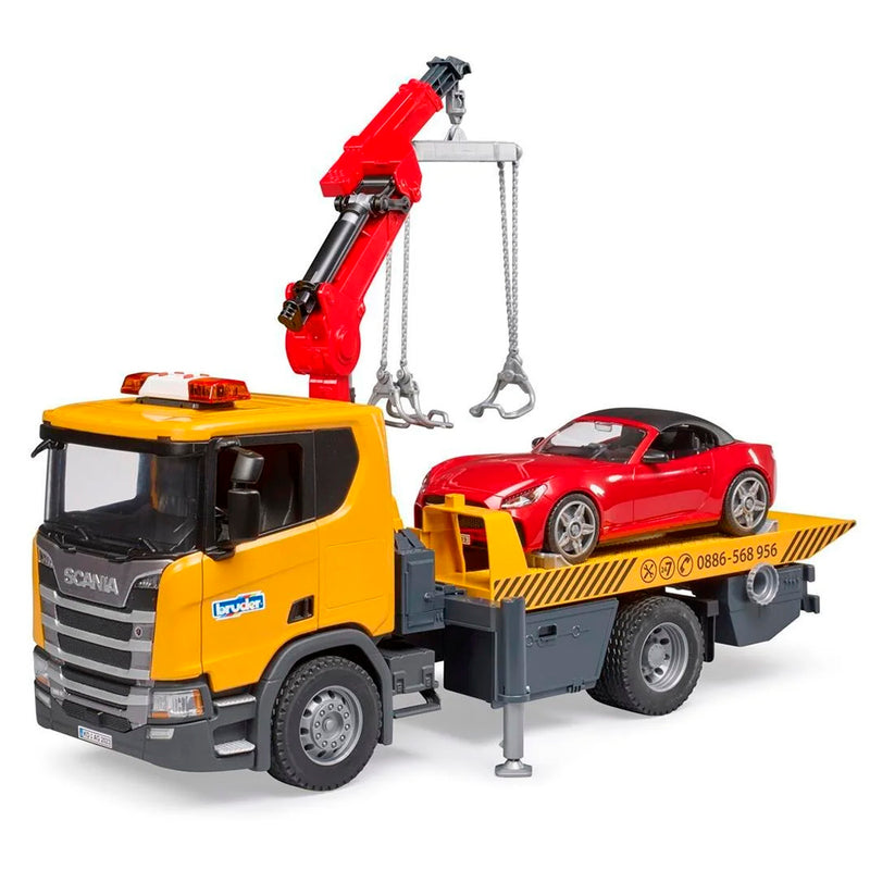 Bruder Scanıa 560R Çekici ve Roadster Araba BR03552