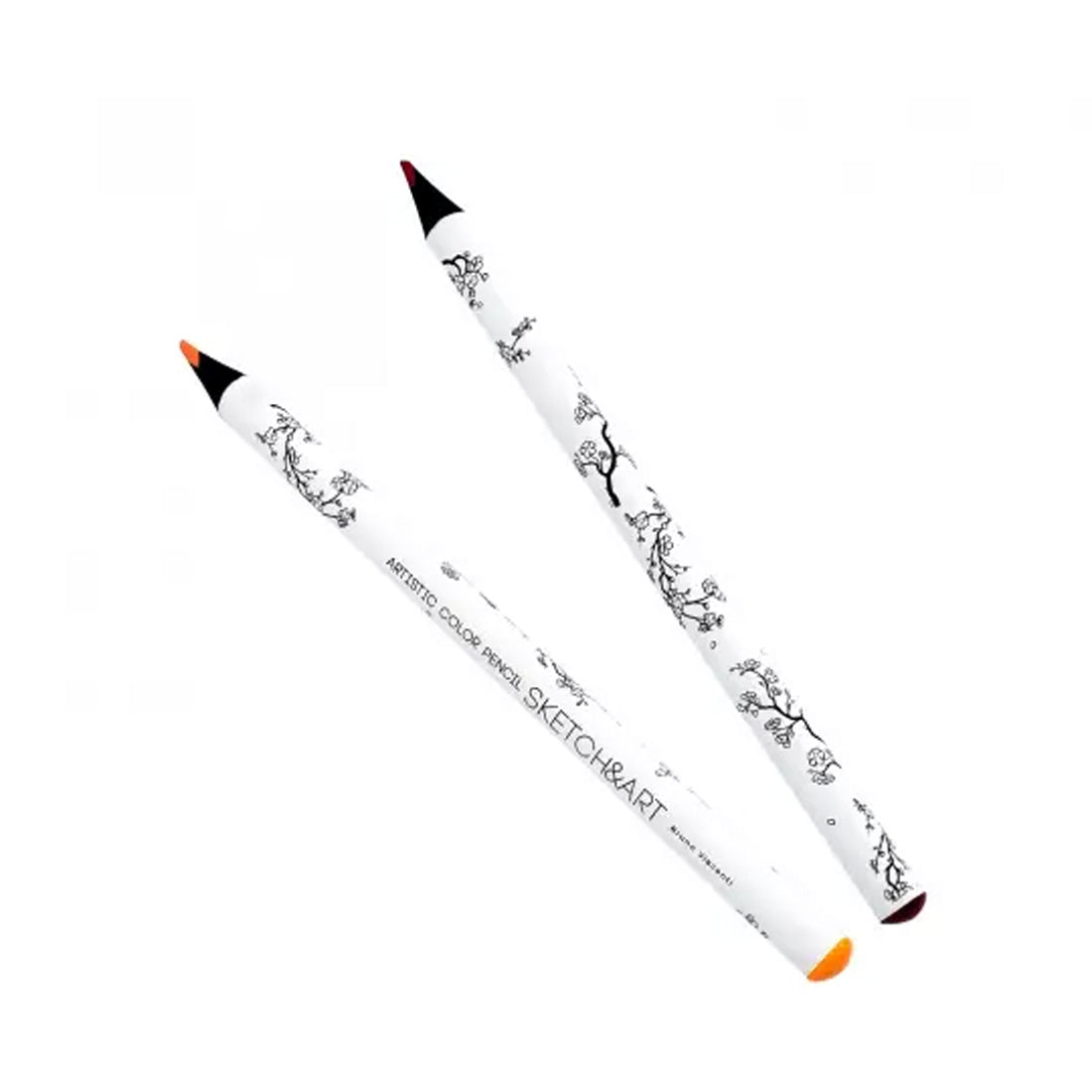Bruno Visconti Profesyonel Kuru Boya Set Sketch&Art 4 Mm. Grafit 6 Renk Pastel - Sanat ve Çizim İçin Hediyelik Eskiz Seti
