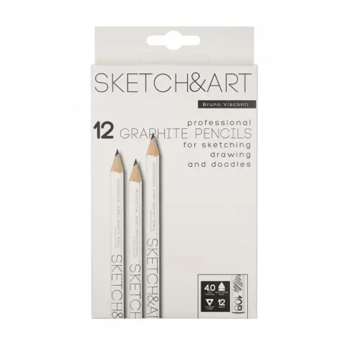 Bruno Visconti Sketch&Art 3.5 Mm 10B Dereceli Jumbo Kurşun Kalem - Eskiz, Çizim ve Sanat Kalemi