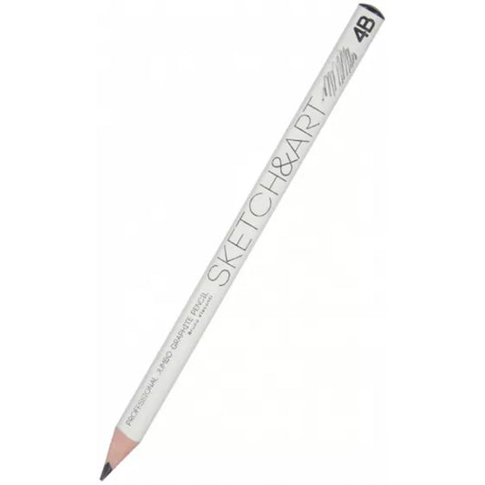 Bruno Visconti Sketch&Art 3.5 Mm 4B Dereceli Jumbo Kurşun Kalem - Profesyonel Eskiz ve Çizim Kalemi