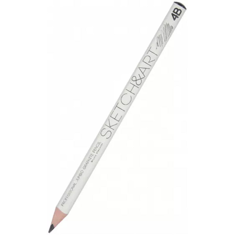 Bruno Visconti Sketch&Art 3.5 Mm 4B Dereceli Jumbo Kurşun Kalem - Profesyonel Eskiz ve Çizim Kalemi