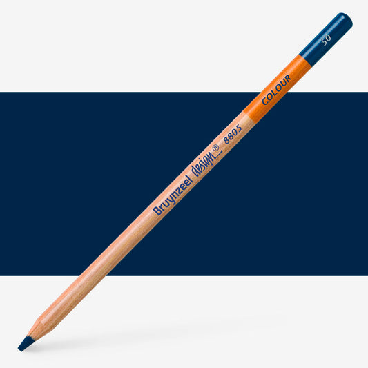 Bruynzeel Design Ultramarine Renkli Kurşun Kalem - Sanatsal Çizim ve Kuru Boya Kalemi