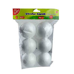 Bubu 7 Cm. 6'lı Köpük Strafor BUBU-KP0039