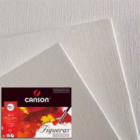 Canson Figueras 50x65 cm Yağlı Boya Kağıdı - Sanatçı ve Profesyonel Resim Kağıdı