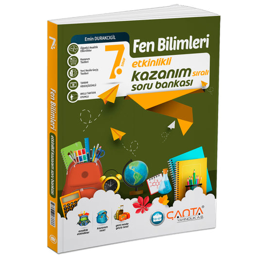Çanta Yayınları 7. Sınıf Fen Bilimleri Etkinlikli Kazanım Soru Bankası
