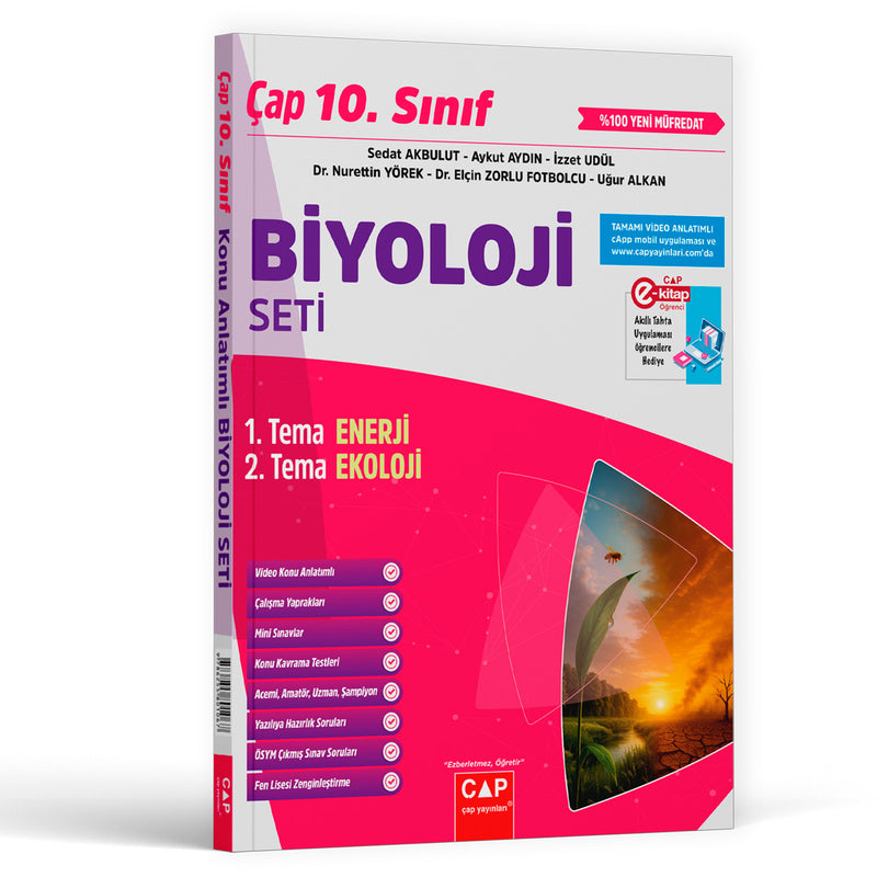 Çap Yayınları 10.Sınıf Biyoloji Seti