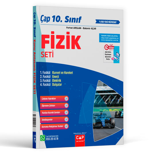 Çap Yayınları 10. Sınıf Fizik Set