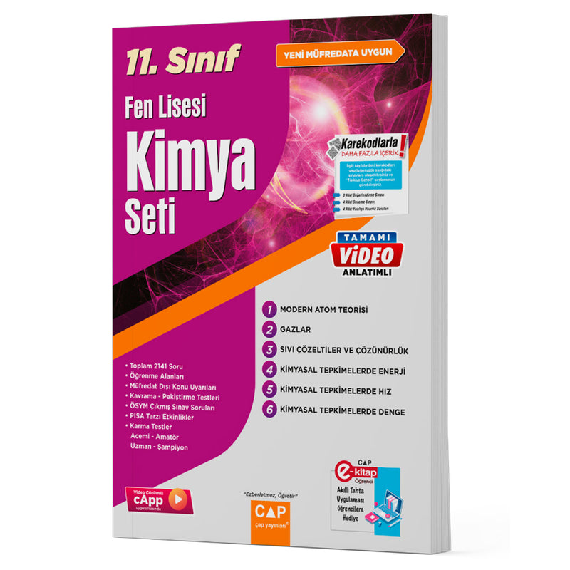Çap Yayınları 11. Sınıf Fen Lisesi Kimya Seti