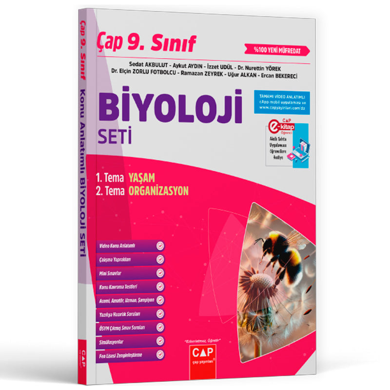 Çap Yayınları 9. Sınıf Set Biyoloji Soru Bankası