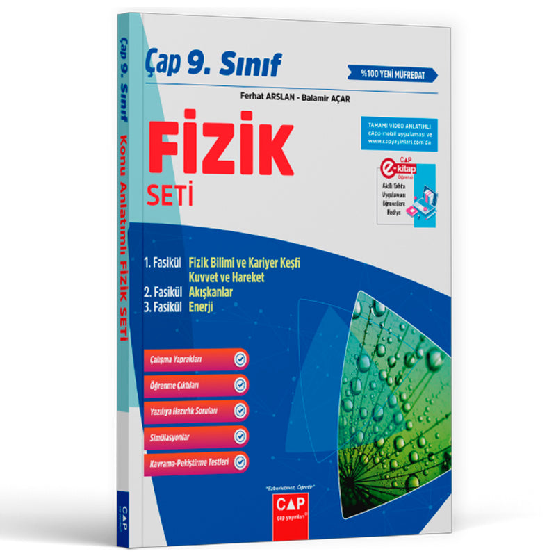 Çap Yayınları 9. Sınıf Set Fizik Konu Anlatımı