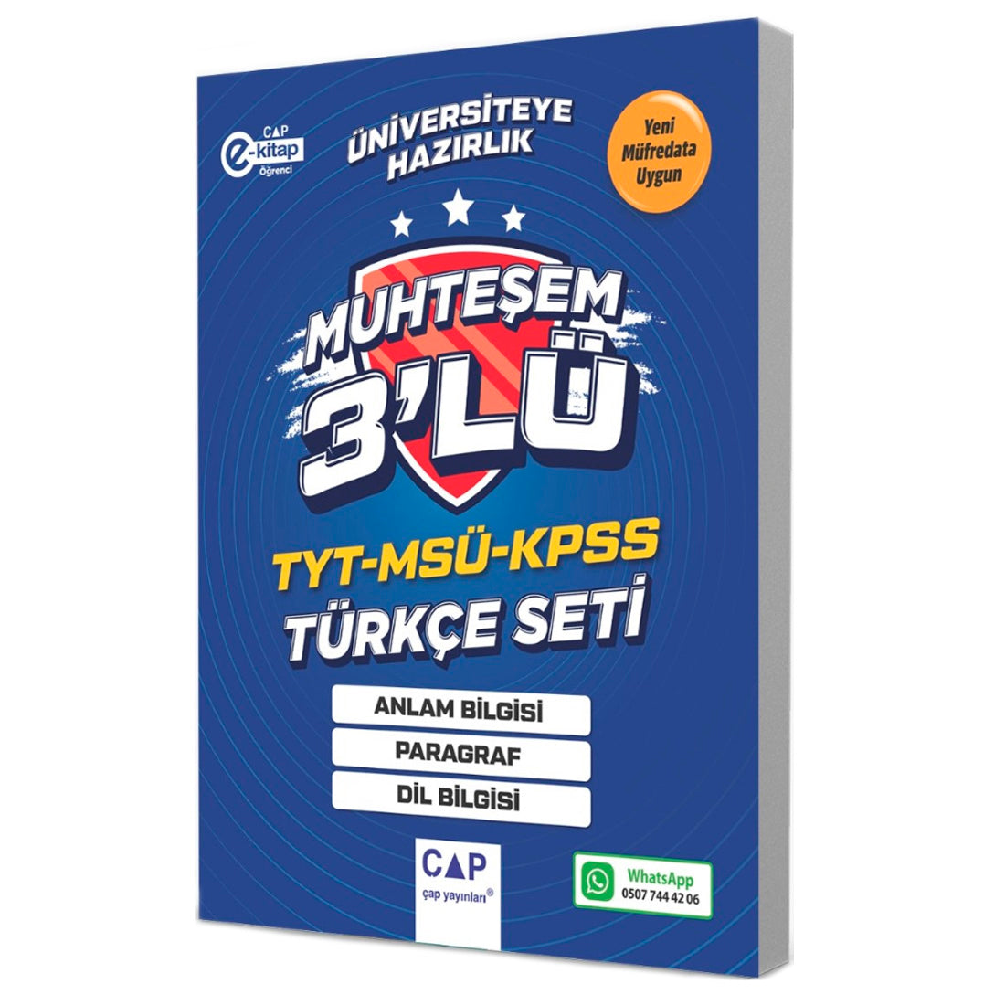 Çap Yayınları TYT MSÜ KPSS Türkçe Seti
