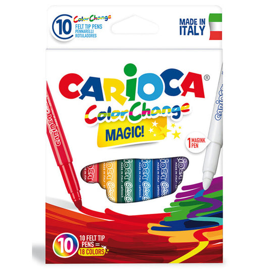 Carioca 10'lu Renk Değiştiren Sihirli Keçeli Kalemler 42737