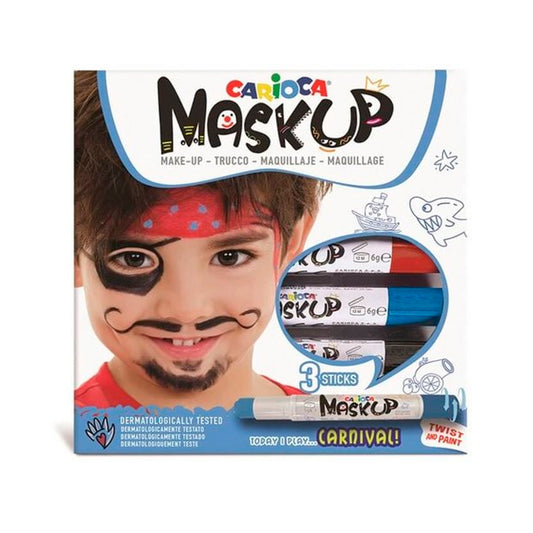 Carioca 6 gr 3 Renk Carnival Yüz Boyası 43174