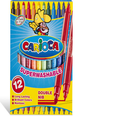 Carioca Birello Jumbo St Çift Uç Keçeli Kalem 12 Renk 41457