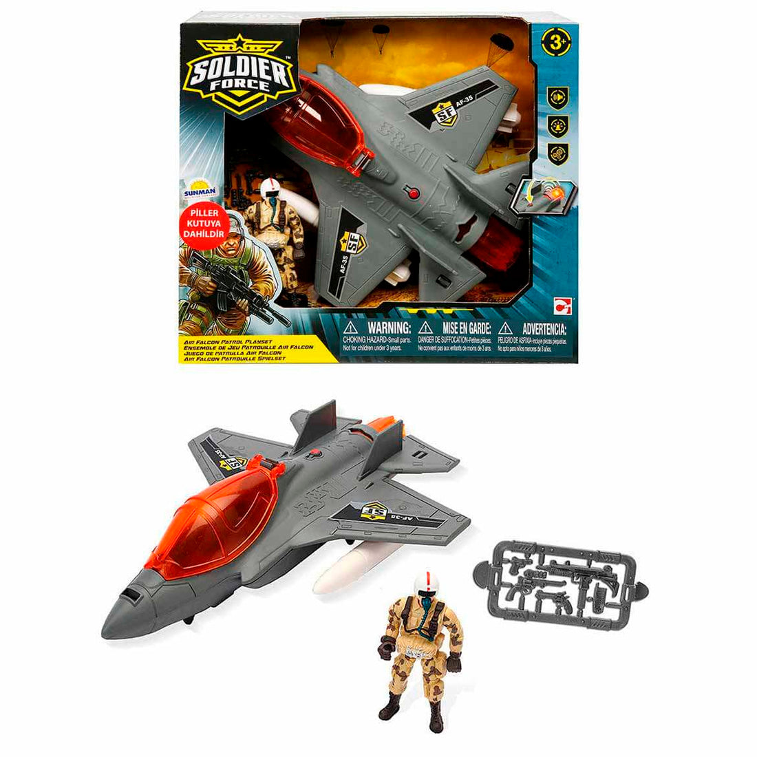 Chap Mei Asker Oyun Set Soldier Force Air Falcon Patrol S00045050