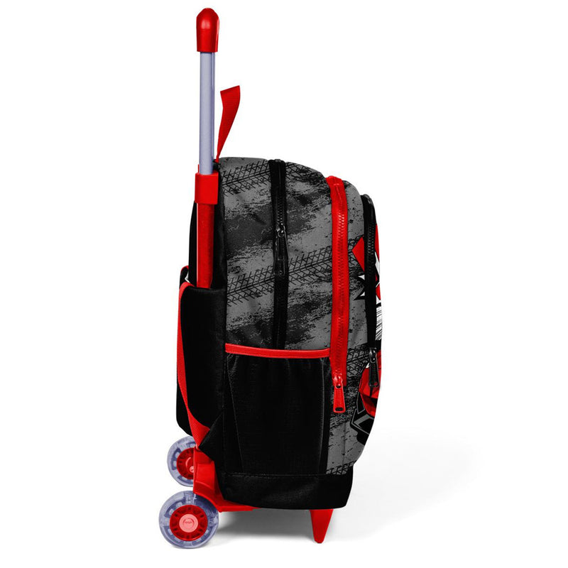 Coral High Araba Desenli Işıklı Tekerlek Siyah Çekçekli Sırt ve Okul Çantası 23947