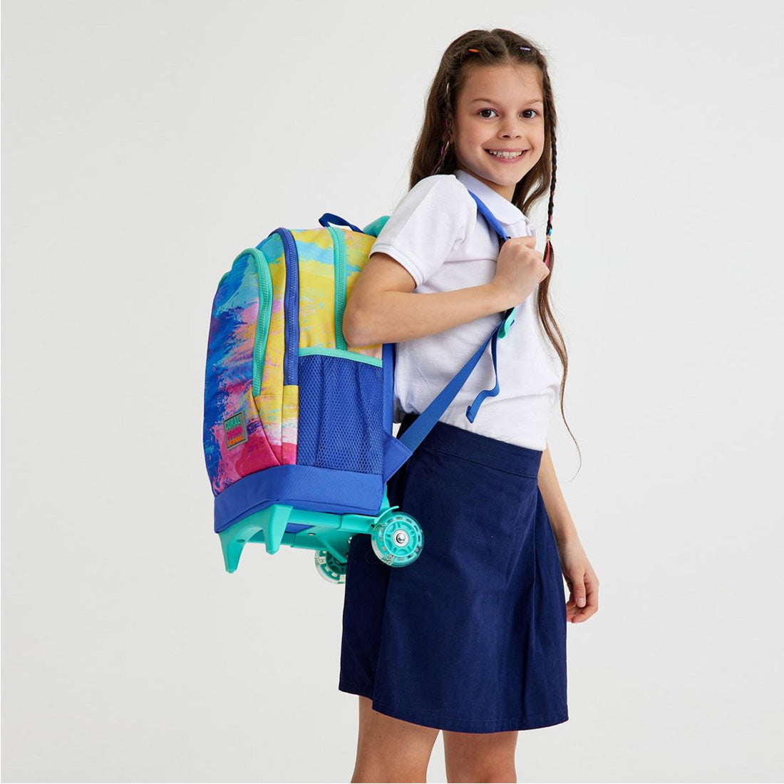 Coral High Karışık Renkli Çekçekli Sırt ve Okul Çantası 23938