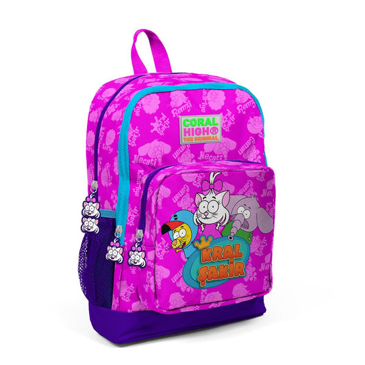 Coral High Kral Şakir Erkek Çocuk İlkokul Çantası USB ve Aux Soketli
