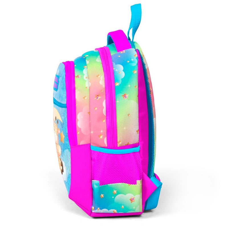 Coral High Zürafa Desenli Mavi-Pembe Okul Çantası 23479
