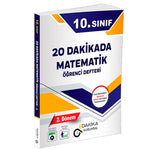 Dakika Yayınları 10. Sınıf 20 Dakikada Matematik 2.Dönem Öğrenci Defteri