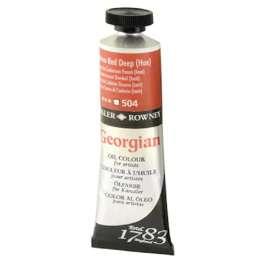 Daler Rowney Georgian Cad Red Deep Hue 38 ml. Yağlı Boya - Sanatçı, Profesyonel Resim ve Tuval Boyası