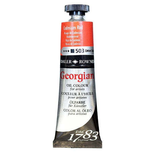 Daler Rowney Georgian Cad Red Hue 38 ml. Yağlı Boya - Sanatçı ve Profesyonel Resim Boyası