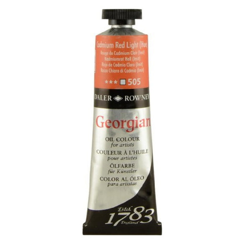 Daler Rowney Georgian Cadmium Red Light 38 ml Yağlı Boya - Sanatçı ve Profesyonel Resim Malzemesi