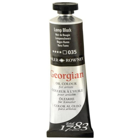 Daler Rowney Georgian Lamba Siyahı 38 ml. Yağlı Boya - Sanatçı, Profesyonel ve Hobi Resim Boyası
