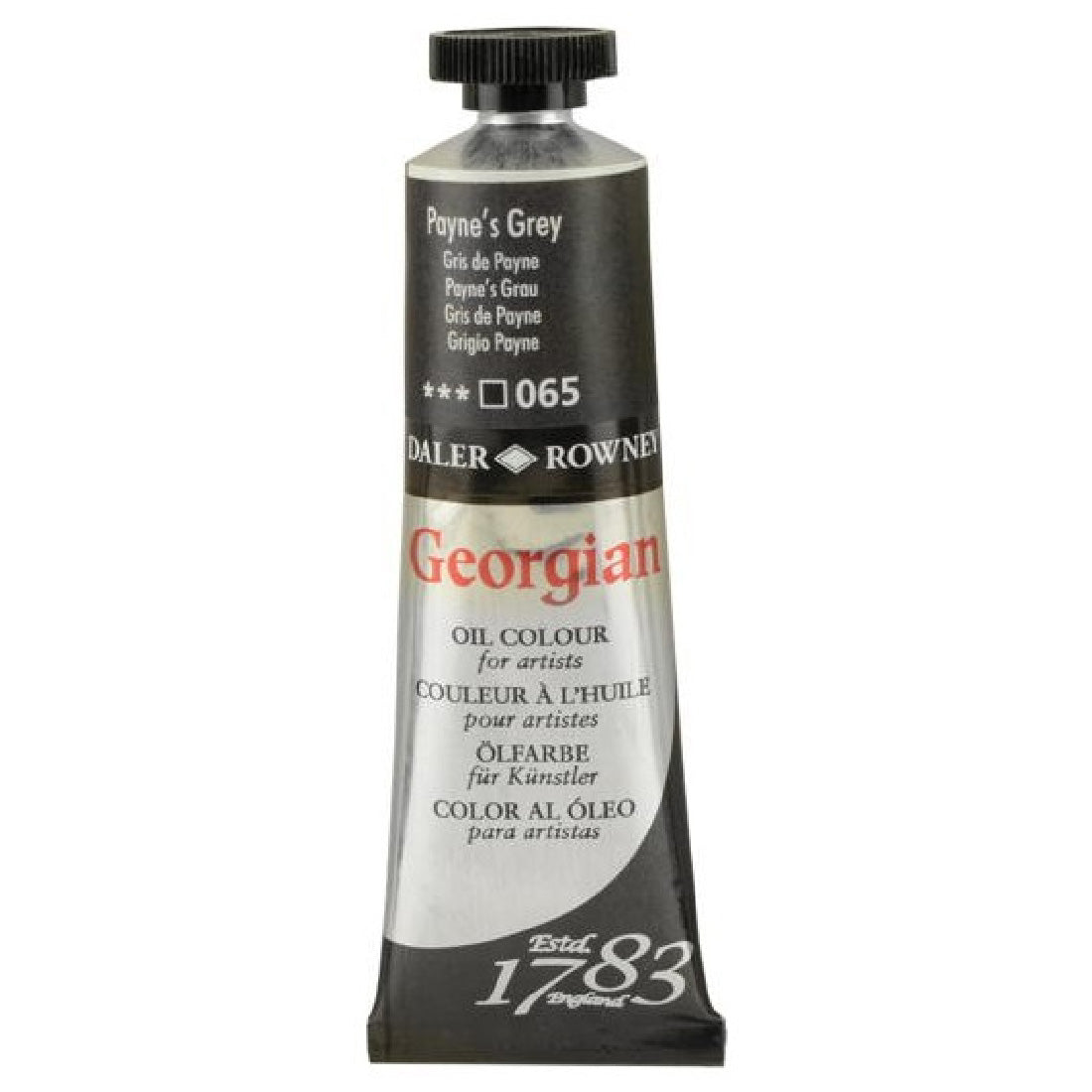 Daler Rowney Georgian Paynes Grey 38 ml. Yağlı Boya - Profesyonel Sanat ve Resim Boyası