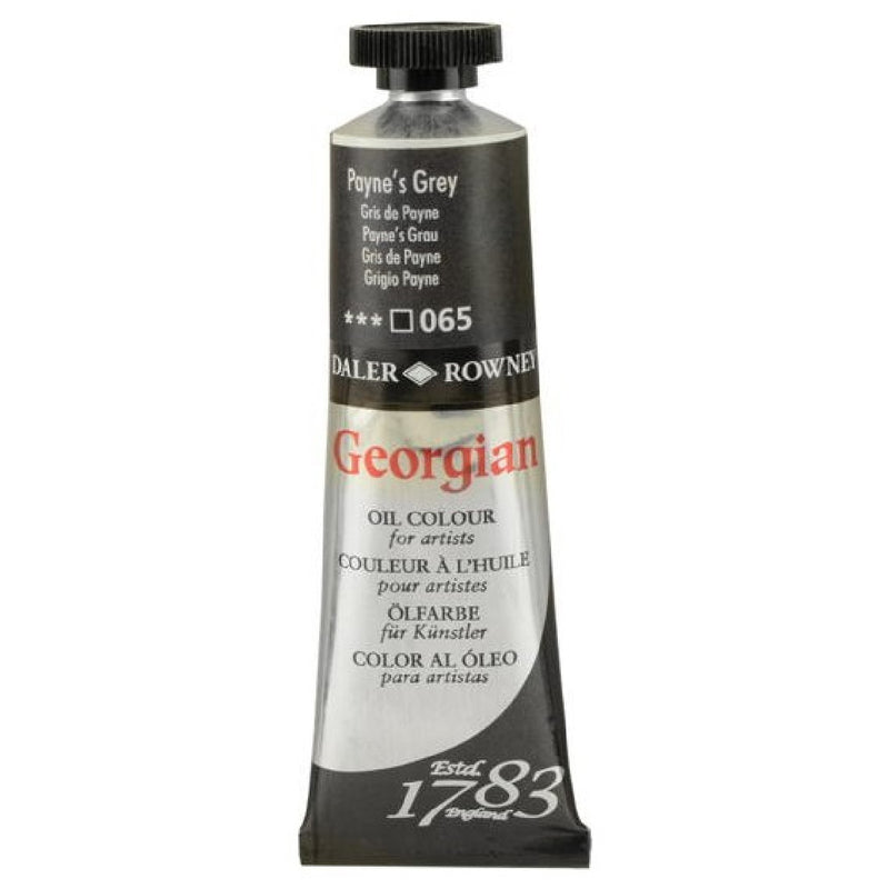 Daler Rowney Georgian Paynes Grey 38 ml. Yağlı Boya - Profesyonel Sanat ve Resim Boyası