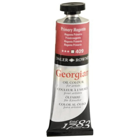 Daler Rowney Georgian Primary Magenta 38 ml. Yağlı Boya - Sanatçı ve Hobi Resim Boyası