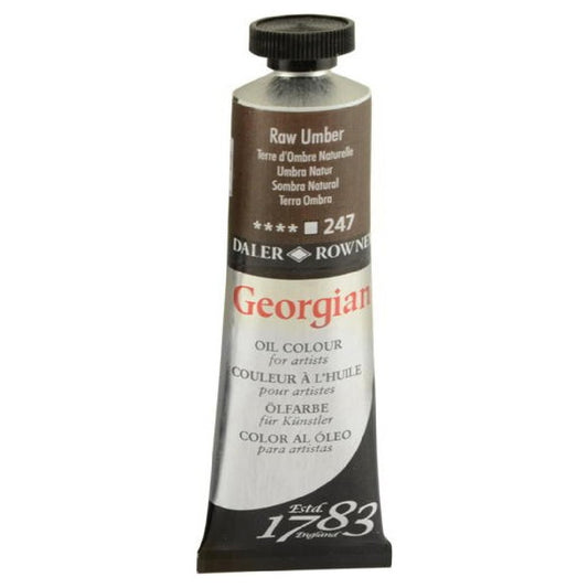 Daler Rowney Georgian Raw Umber 38 ml. Yağlı Boya - Profesyonel Sanatçı ve Tuval Boyası