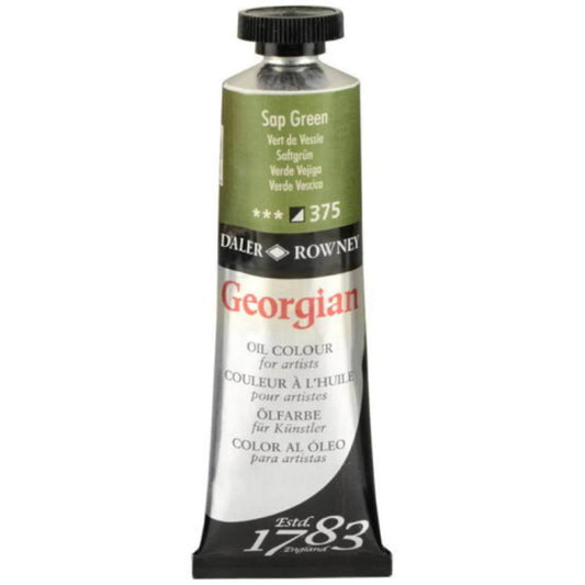 Daler Rowney Georgian Sap Green 38 ml. Yağlı Boya - Profesyonel Sanatçı ve Hobi Tuval Resim Boyası