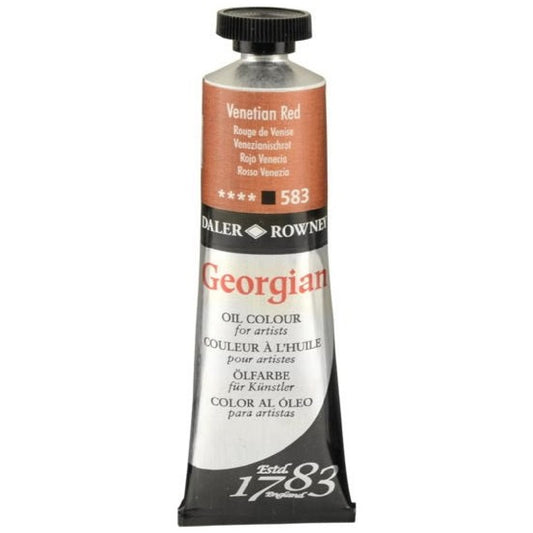 Daler Rowney Georgian Venedik Kırmızısı 38 ml. Yağlı Boya - Sanatçı, Profesyonel Resim ve Tuval Boyası